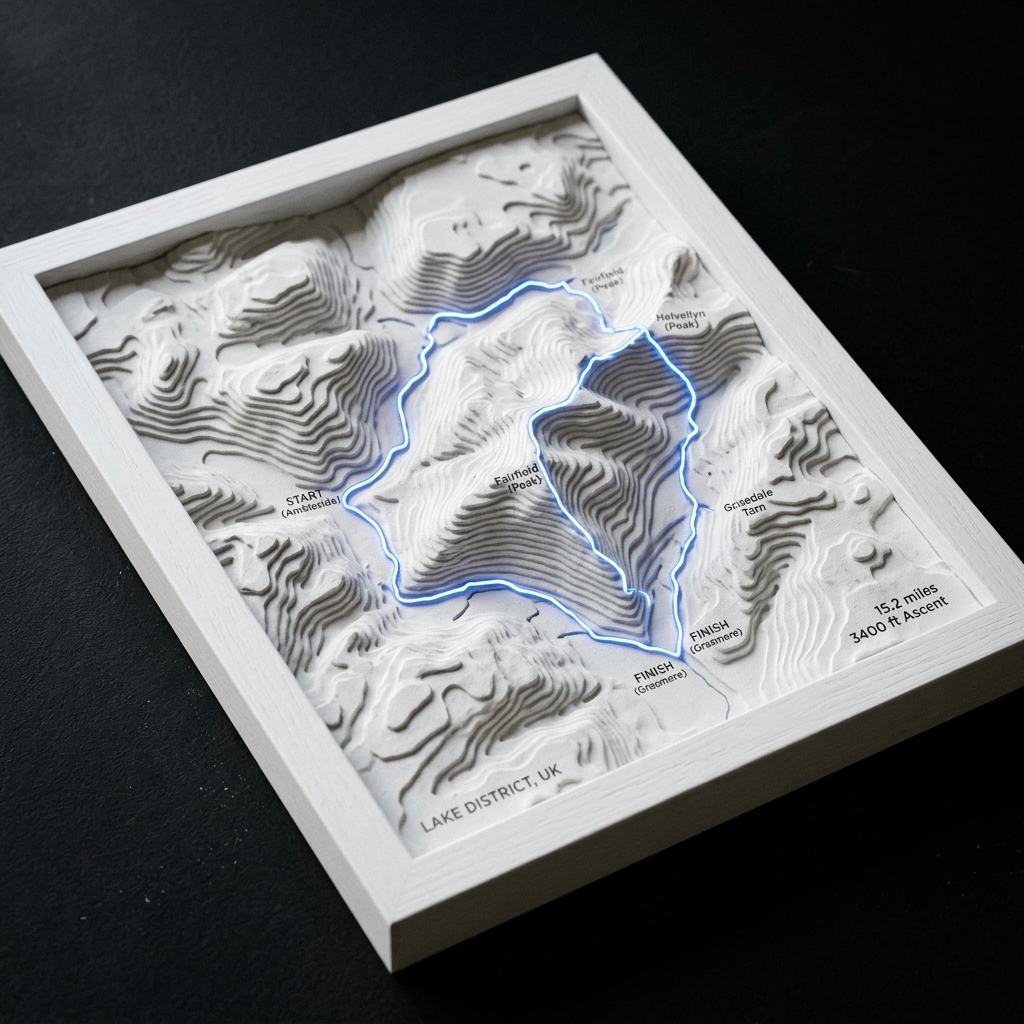 3D Route Frame 8.5×11
